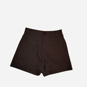 Ginasy Women’s High-Waisted Tailored Dress Shorts - Black, Size Medium